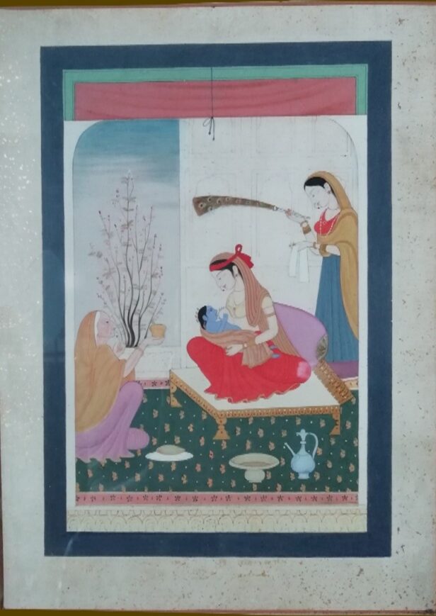 P1 - Painting of Rajput tempera